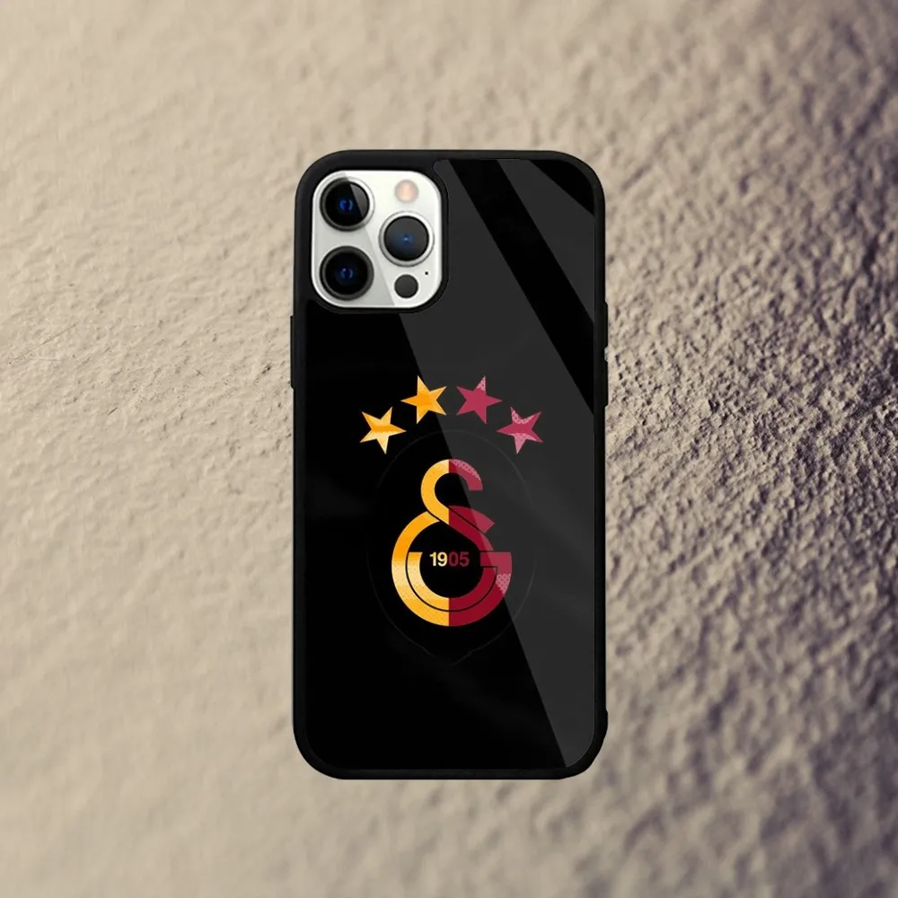 Color: Clear, Material: Silicon - G-Galatasaray 1905s Phone Case For iPhone 16,15,14,13,12,11,Plus,Pro,Max Mini Magsafe Magnetic Wireless Charging