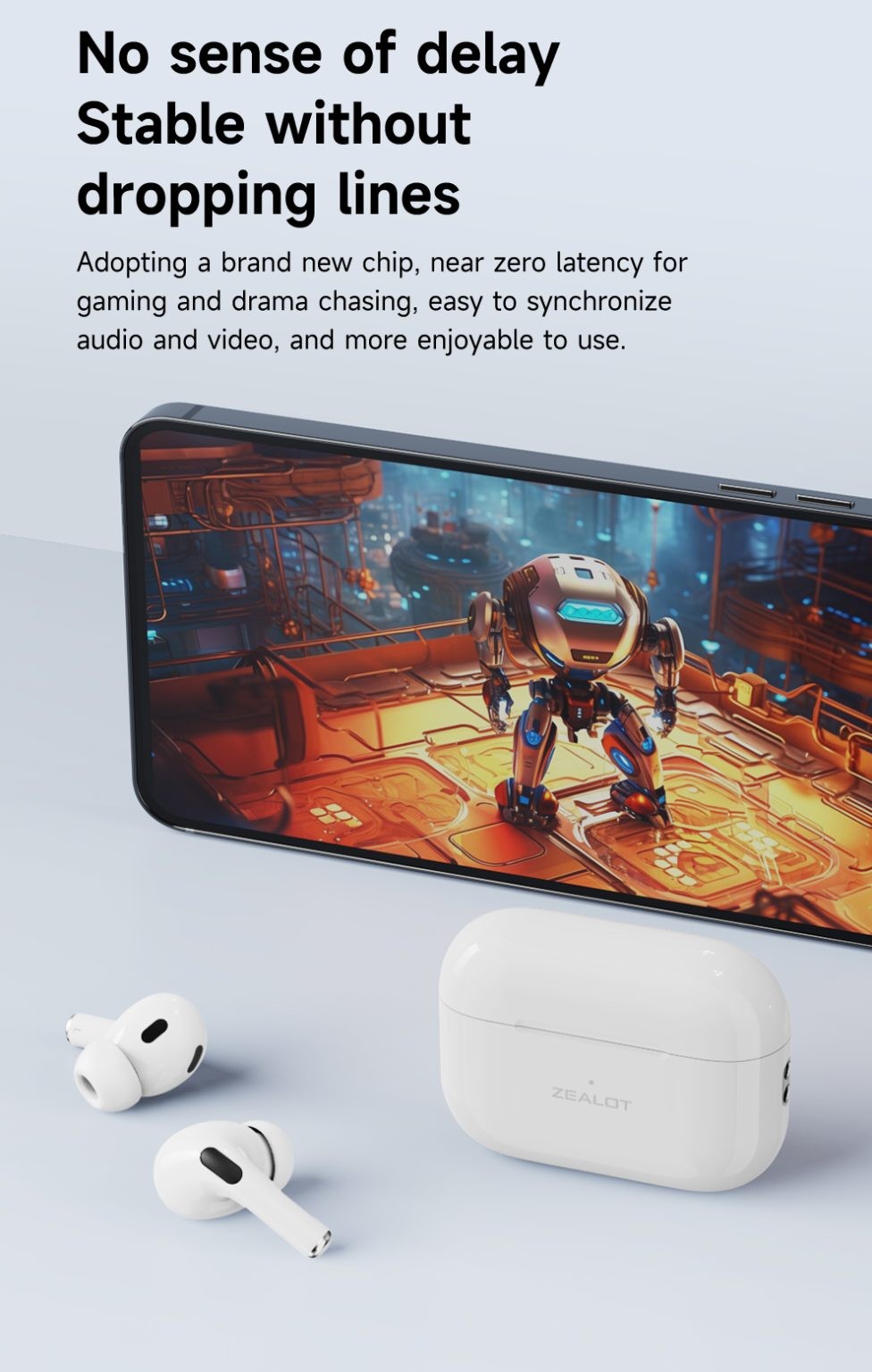 Zealot EarPods Pro: Premium Wireless Earbuds for True Stereo Sound