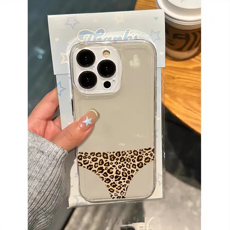 Color: Clear, Ships From: CHINA, Material: Microfiber - for IPHONE 15 case 14 13 12 11 PROMAX 7 8 PLUS X XR XS MAX Leopard print soft silicone anti-drop and shock-proof