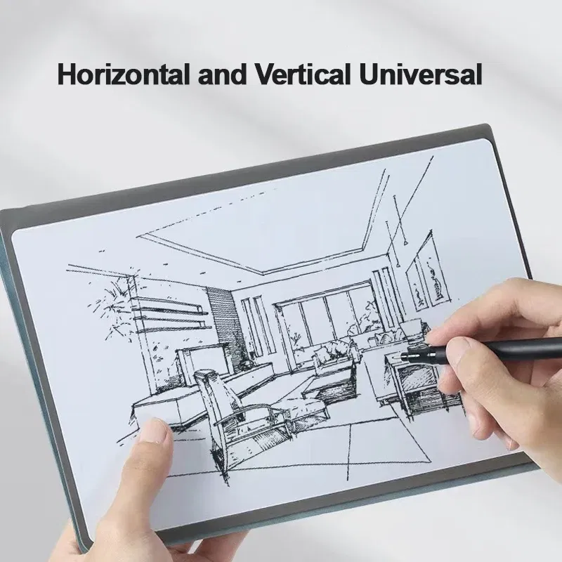 Color: Option 3 - Erasable Whiteboard Notebook A5 Leather Portable Drafting Notebook Writing Board Desktop Memo Pad