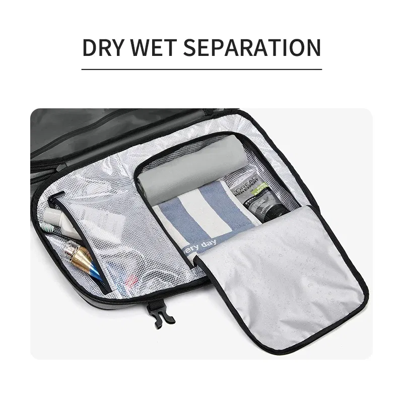 Color: black - Men Travel Backpack vacuum compression 17 inch Laptop Backpack Business Large Capacity school Backpack Expanded Hiking backpack