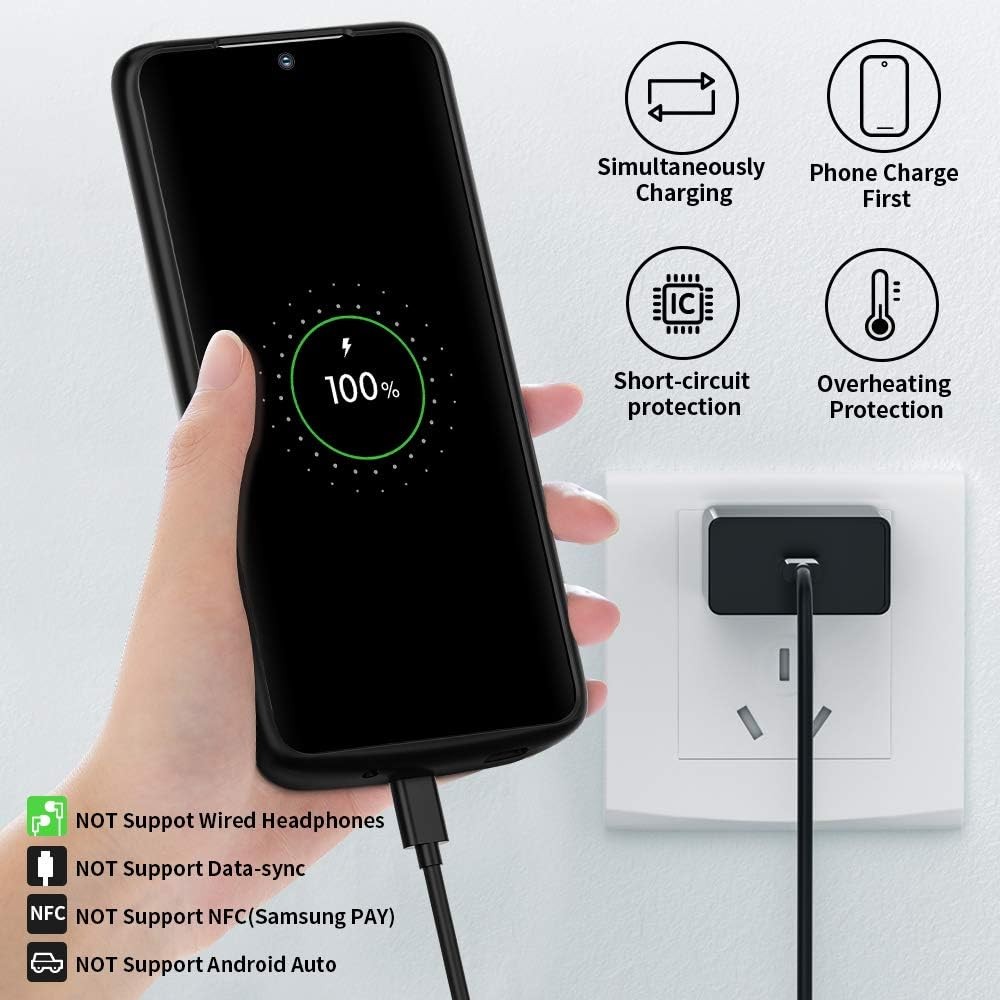 Samsung S20+ battery Case, 6000mAh, Newdery