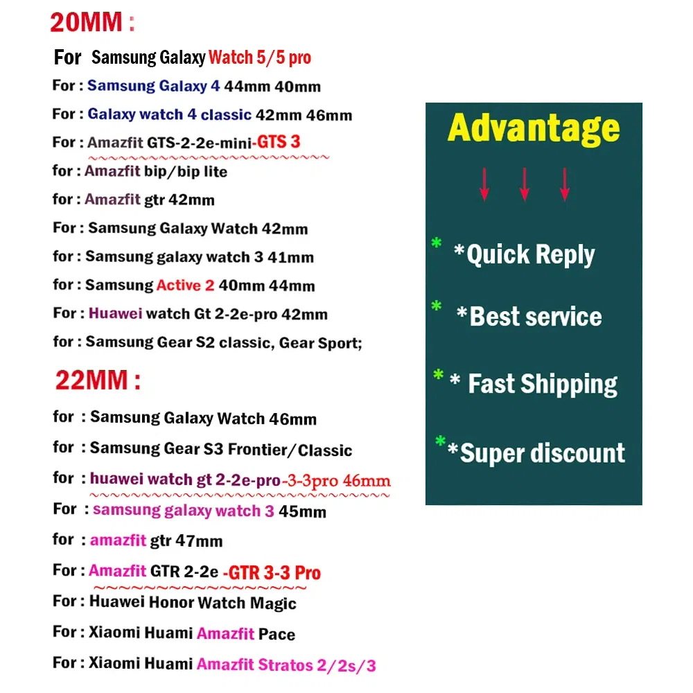 Band Color: Emerald, Band Width: 22mm - 20mm/22mm nylon Band