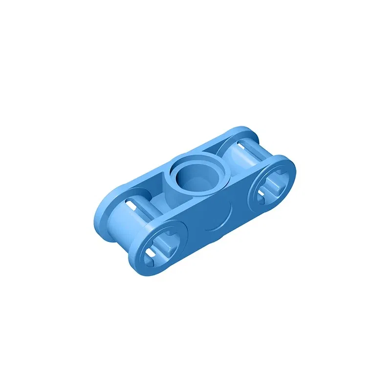 Color: Light Grey - MOC PARTS GDS-935 Technical, Axle and Pin Connector Perpendicular 3L with Center Pin Hole compatible with lego 32184