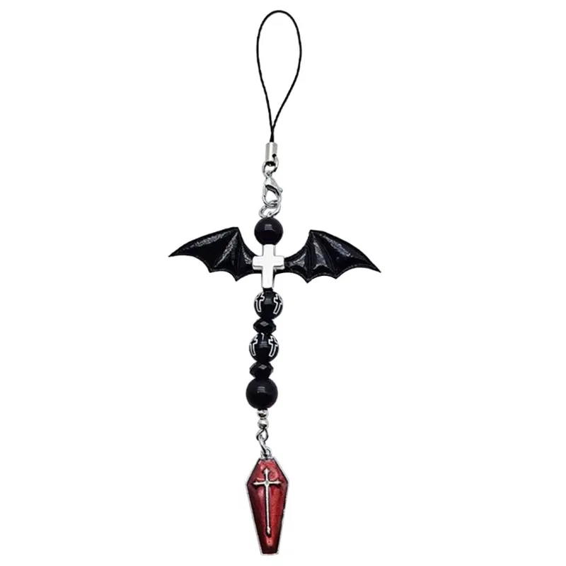 Color: Jungle Camoufla - Goth Y2K Phone Charm Pendant Kawaii-Key Chain For Bag Cute Accessory Women Guitar Strap Lanyard Beaded Keychain Pendant