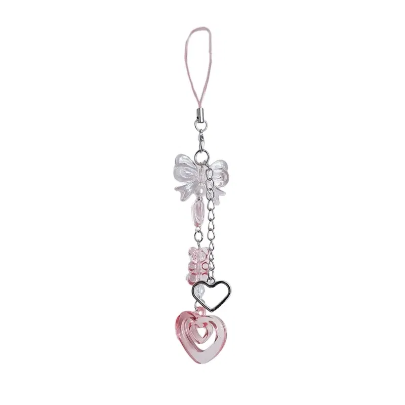 Color: Jungle Camoufla - Goth Y2K Phone Charm Pendant Kawaii-Key Chain For Bag Cute Accessory Women Guitar Strap Lanyard Beaded Keychain Pendant