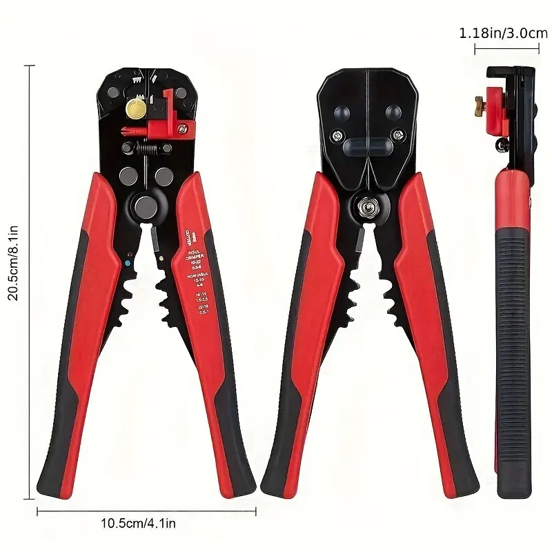 5-in-1 Multifunctional Wire Stripper Automatic Wire Stripper, Cutting Crimping Pliers, Disassembly Tool