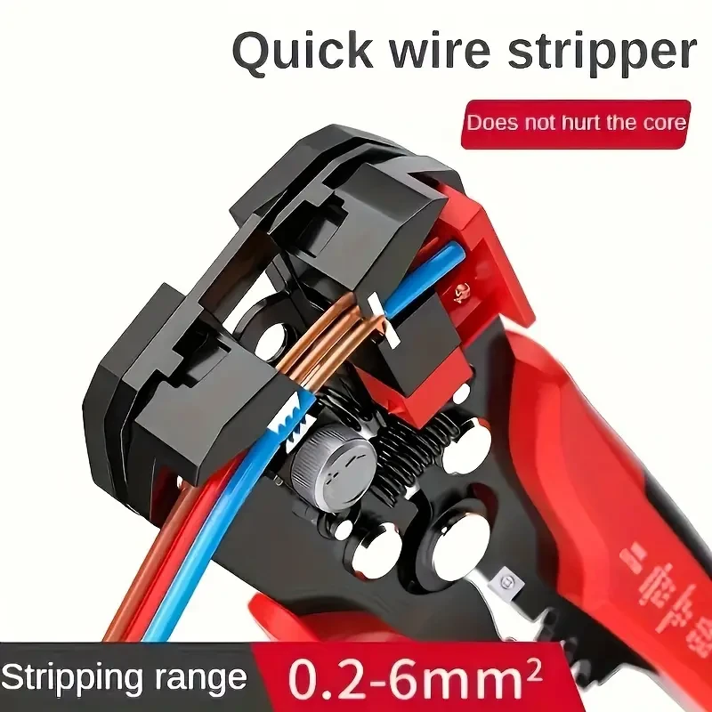 5-in-1 Multifunctional Wire Stripper  Automatic Wire Stripper, Cutting Crimping Pliers, Disassembly Tool