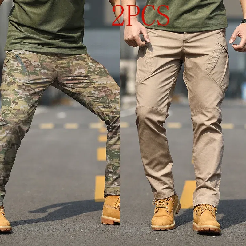 Color: Mint, Size: XXL - Archon X9 Tactical Pants Slim Fit Waterproof Camouflage Training Pants Spring Autumn Breathable Waterproof Overalls Loose Wear