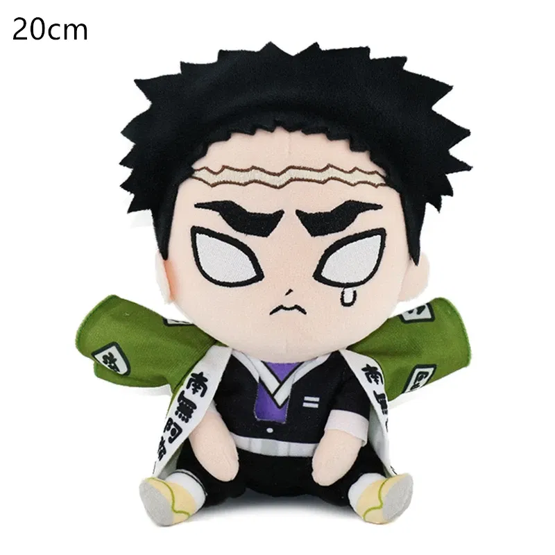 Color: DeepPink, Height: 0-10cm - 20CM New Product Japanese Anime Ghost Slayer: Blade Plush Doll Tanjiro Nezuko Game Peripheral Children's Doll Kawaii Pillow