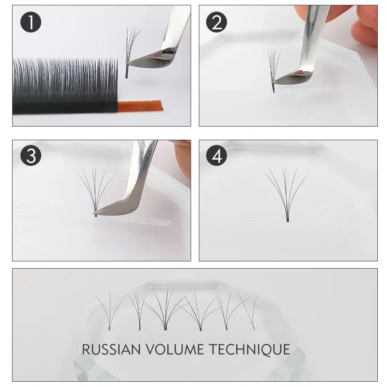 Curl: D, Thickness: 0.20mm, Length: 12mm - Genie 20pcs/lot All Sizes Mink individual lash Extensions hybrid set volume eyelash extensions mega volume individual eyelashes