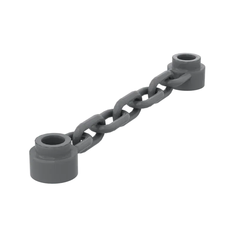 Color: GRAY - 10pcs Bricks MOC 92338 1x6 chain Compatible Assembles Particles For Building Blocks Parts DIY Educational Parts Toys