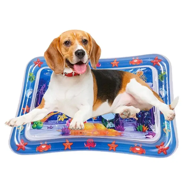 Color: Yellow, Ships From: CHINA - Thickened Water Sensory Mat Interactive And Engaging Experience For Pets And Kids Coolling Sensor Water Playmat Cat Dog Supplies