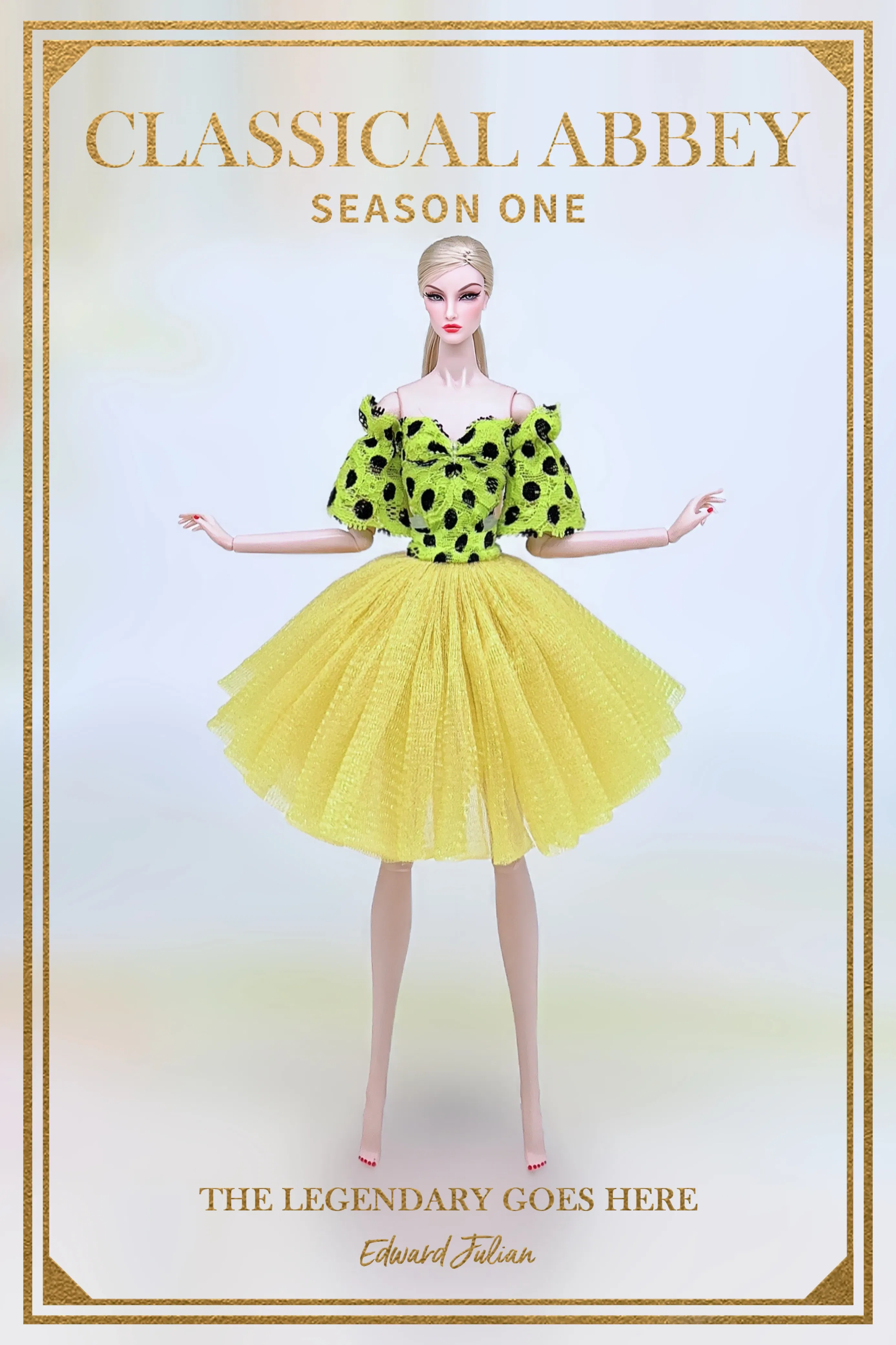 Color: Sky blue - for winter clothes for barbie dolls