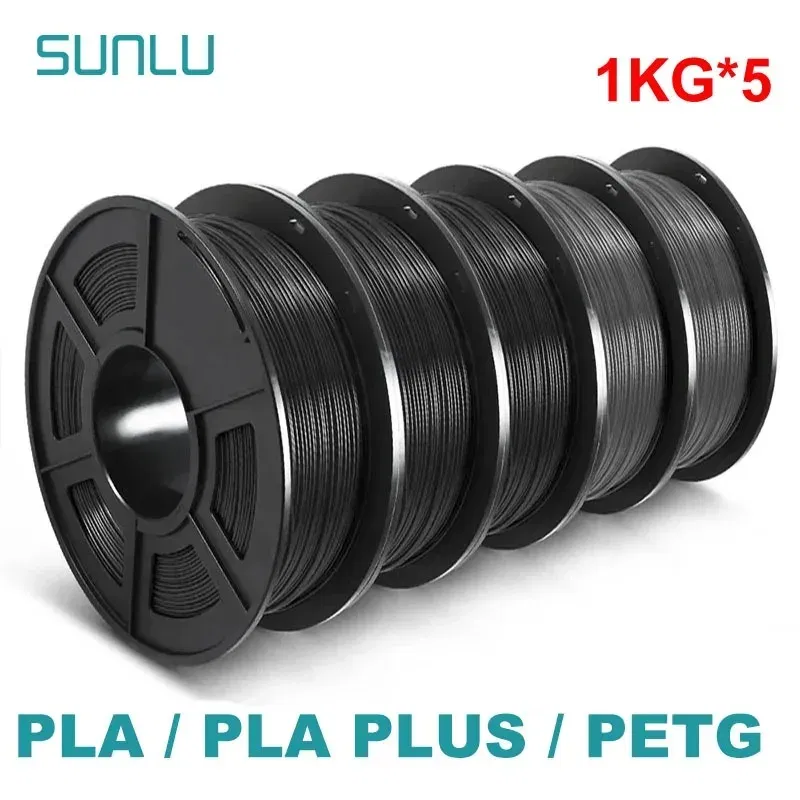 Color: Glow blue, Ships From: CHINA - Top 5KG 3D PLA/PETG/PLA PLUS/Clear Filament 1.75mm 5Roll 1KG 3D Printer Neatly Wound 3D Filament for 3D Printer& 3D Pen