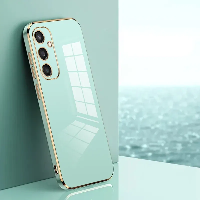 Material: EVA, Color: Black - TPU Electroplating Case for Samsung Galaxy Note 10 20 Plus UItra S20 FE S21FE S21 S22 S23 S24 Plus Uitra A52 A71 A51 A72 Cover