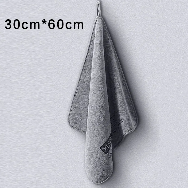 Color: Brown - High-end Microfiber Auto Wash Towel Car Cleaning Drying Cloth Hemming Car Care Cloth Detailing Car Wash Towel