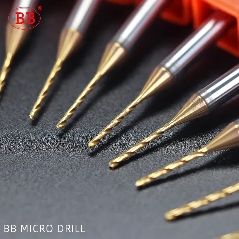 Hole Diameter: 10.4mm - BB 2.03-3.75mm Micro Drill Mini Coated Solid Carbide Bit Metal Iron Steel Hole Drilling 3xD Cutting Length D=4mm CNC Tool 1pcs
