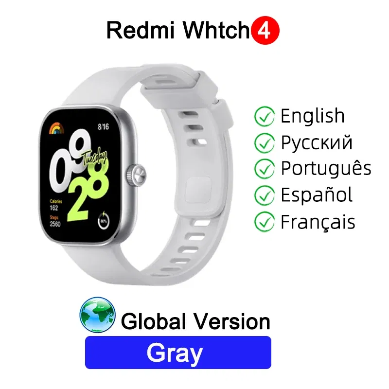 Color: Gold, Ships From: CHINA - New! Global Version Watch 4 Ultra Large 1.97'' AMOLED Display GPS GNSS Smartwatch Bluetooth Phone Call Smart Sleep Monitoring