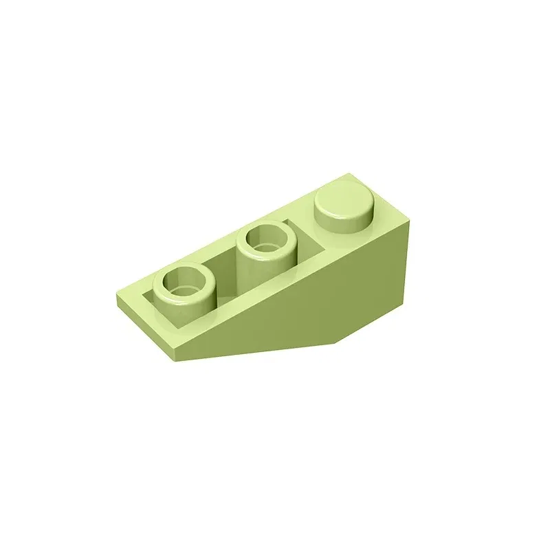 Color: WHITE - Gobricks GDS-596 Slope, Inverted 33 3 x 1 compatiblewith lego 4287 pieces of children's toys Assembles Building Blocks Technical