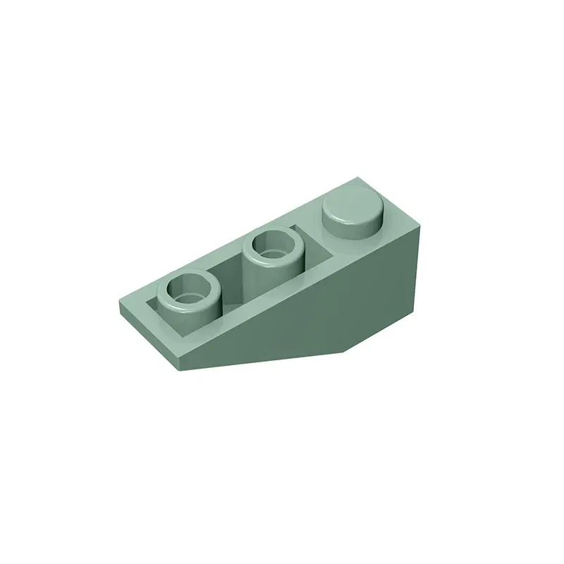Color: WHITE - Gobricks GDS-596 Slope, Inverted 33 3 x 1 compatiblewith lego 4287 pieces of children's toys Assembles Building Blocks Technical
