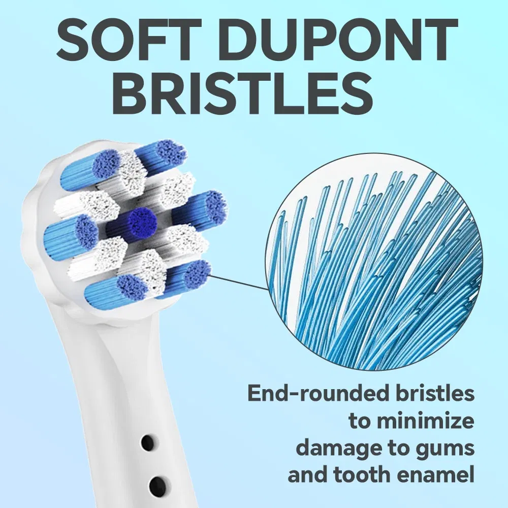 Color: Brown - Replacement Toothbrush Brush Heads Compatible with Oral B iO Electric Toothbrush 2 3 4 5 6 7 8 9 10 Series Electric Toothbrushes