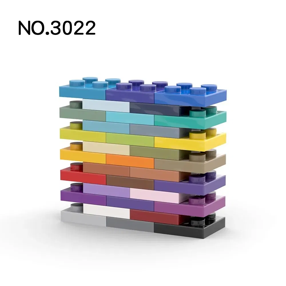 Color: VIOLET/?«?—?…° - 20Pcs  MOC Parts 3022 94148 Plate 2 x 2 Compatible Bricks DIY Assmble Building Blocks Particle Kid Puzzle Brain Toy Birthday Gif