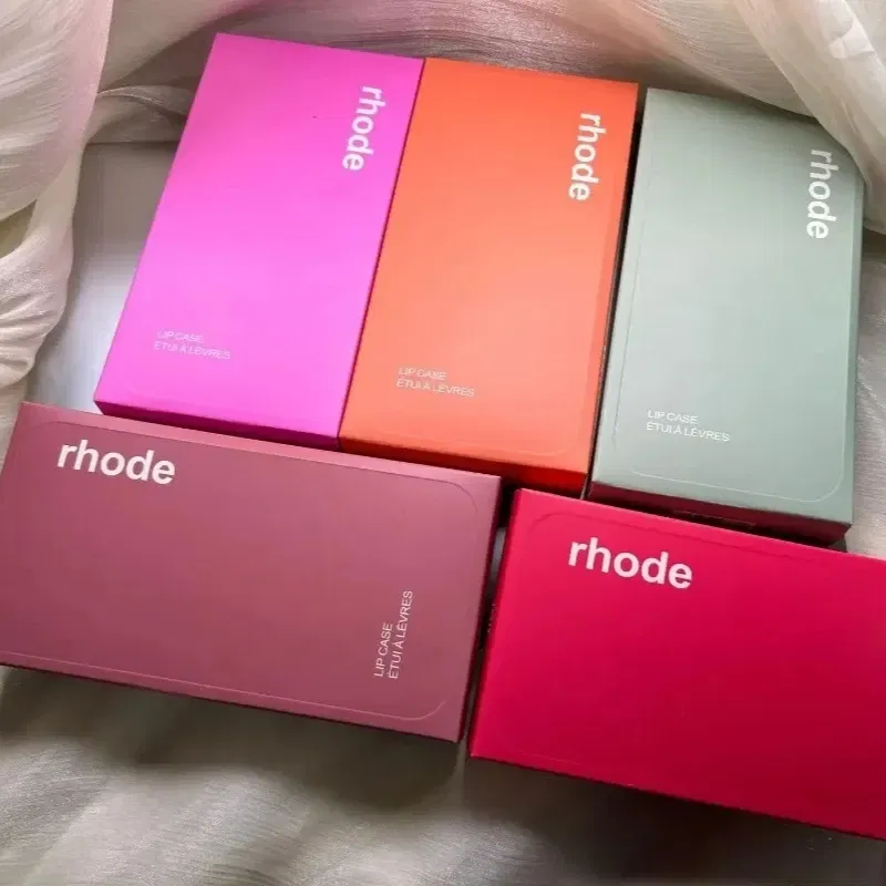 Color: Beige, Material: Denim - Quality Fashion Box for Rhode Phone Case Gift Packaging Lipstick Box for Girl for IPhone 16 15 14 13 12 11 Pro Max XR XsMax Case