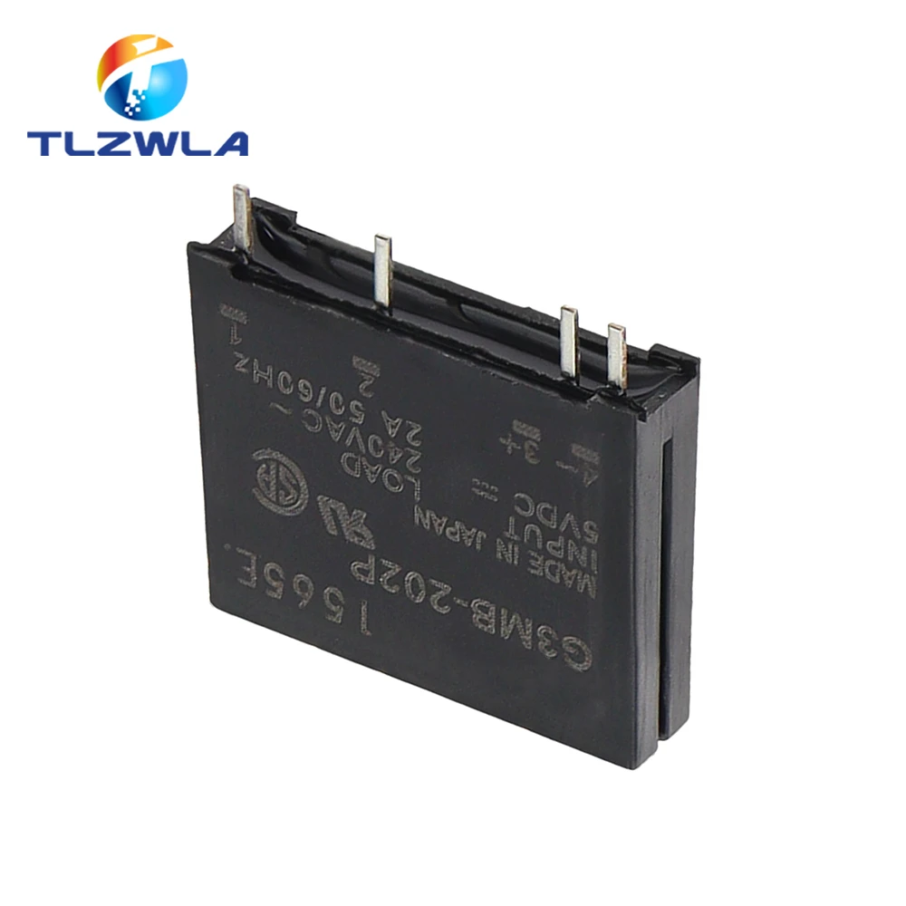 Size: M - 1Pcs 5V 12V 24V DC-AC Solid State Relay Module G3MB-202P G3MB 202P PCB SIP SSR AC 240V 2A Snubber Circuit Resistor Relay Switch