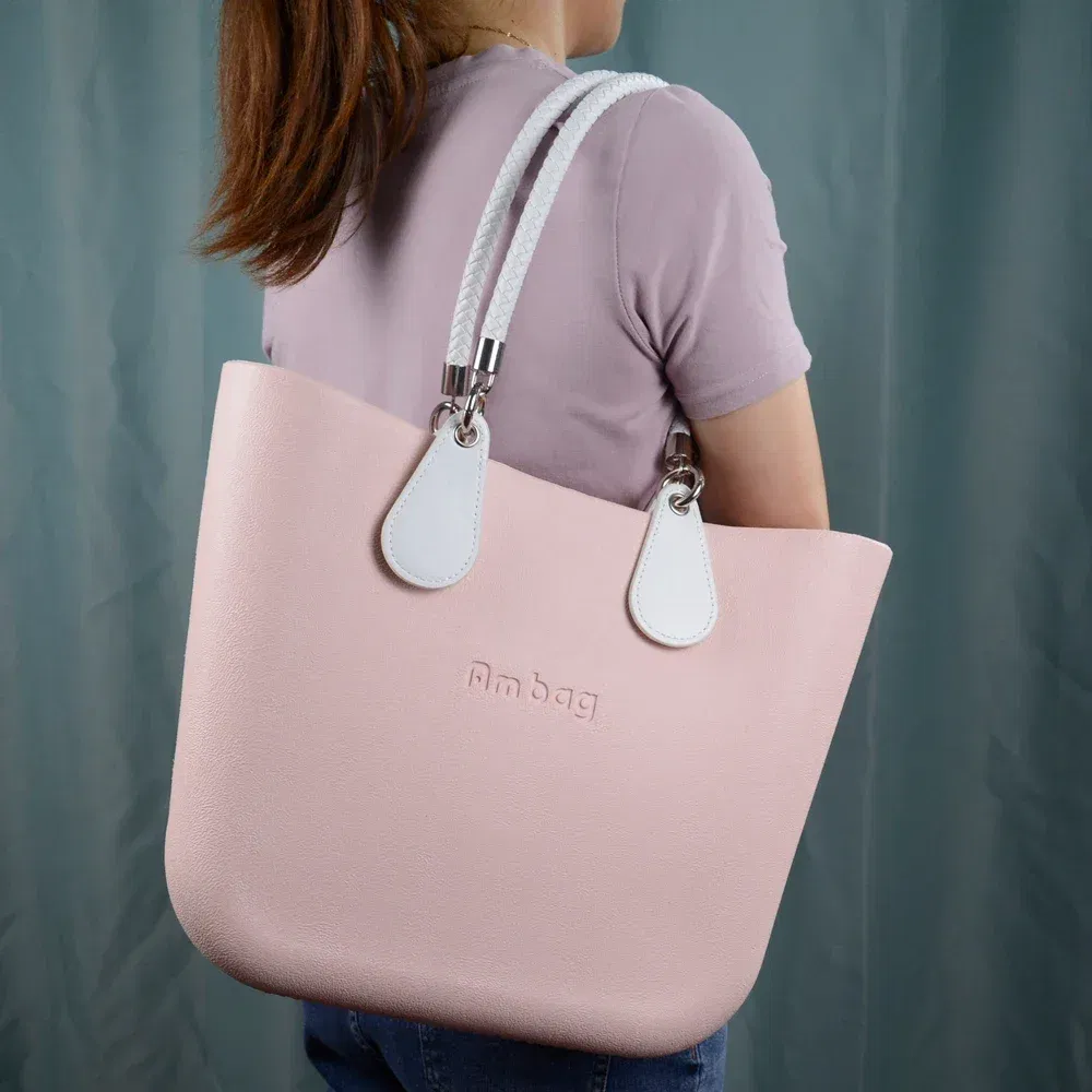 Color: MULTI, Ships From: CHINA - 2025 Obag PU Woven braided leather Rope Handles strap belt for O Bag accessoires Tote Bag  Women's Bag Accessories