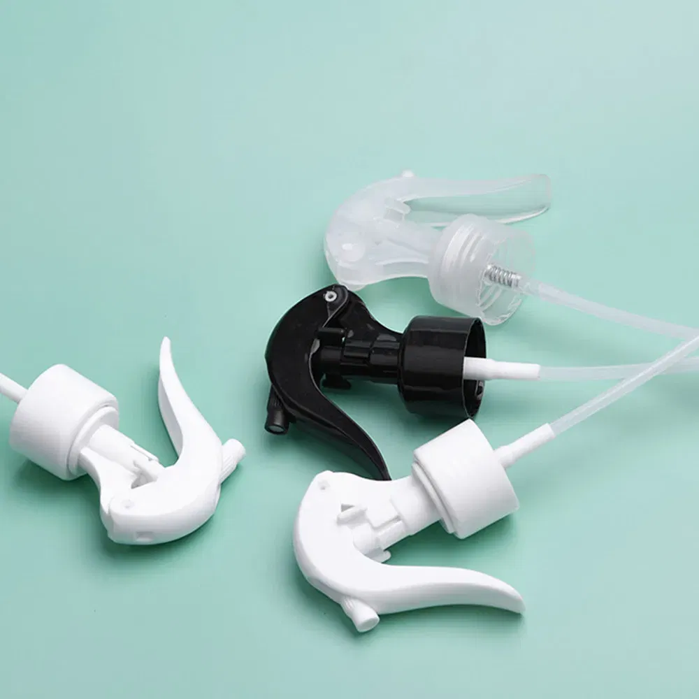 Color: Clear, Specifications: 60ml - Plastic 24-410 28-410 mini trigger sprayer with 6.3 inch dip tube with lock button