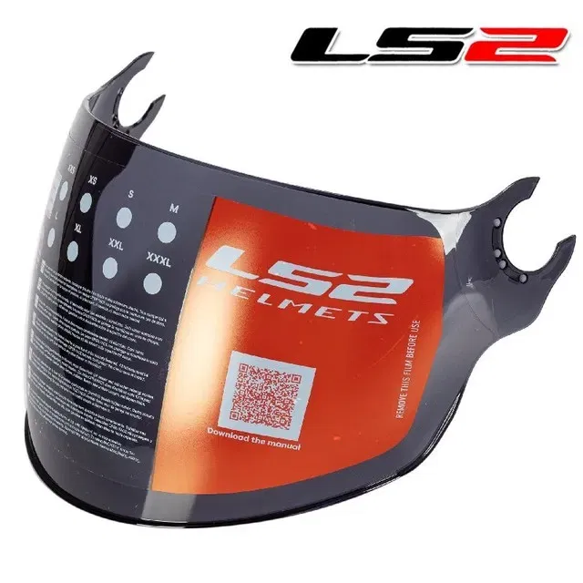 Color: Dark Grey - LS2 AIRFLOW helmet wind shield LS2 OF 562 helmet visor replacement parts