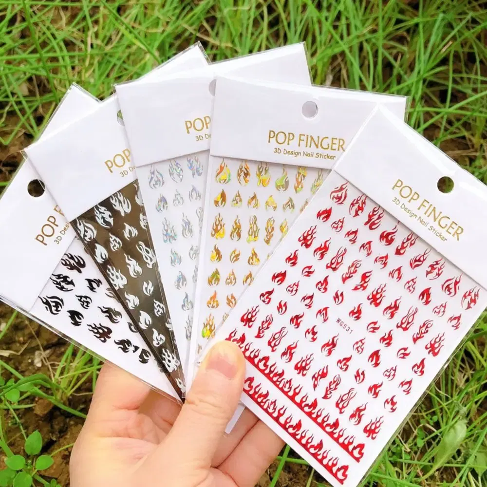 Color: Blueviolet - 1PCS New English Alphabet Nail Stickers Multi-Color Laser Reflective Nail Slider Art Cool Text Nail Kit