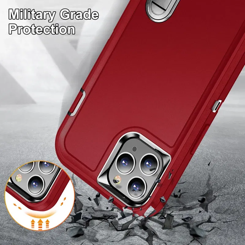 Color: black, Material: Microfiber - PKCASE Shockproof Case For iPhone 13 Mini 12 11 Pro Max 6 7 8 Plus Bracket Protective Cover For iPhone X XS XR SE 2020 2022