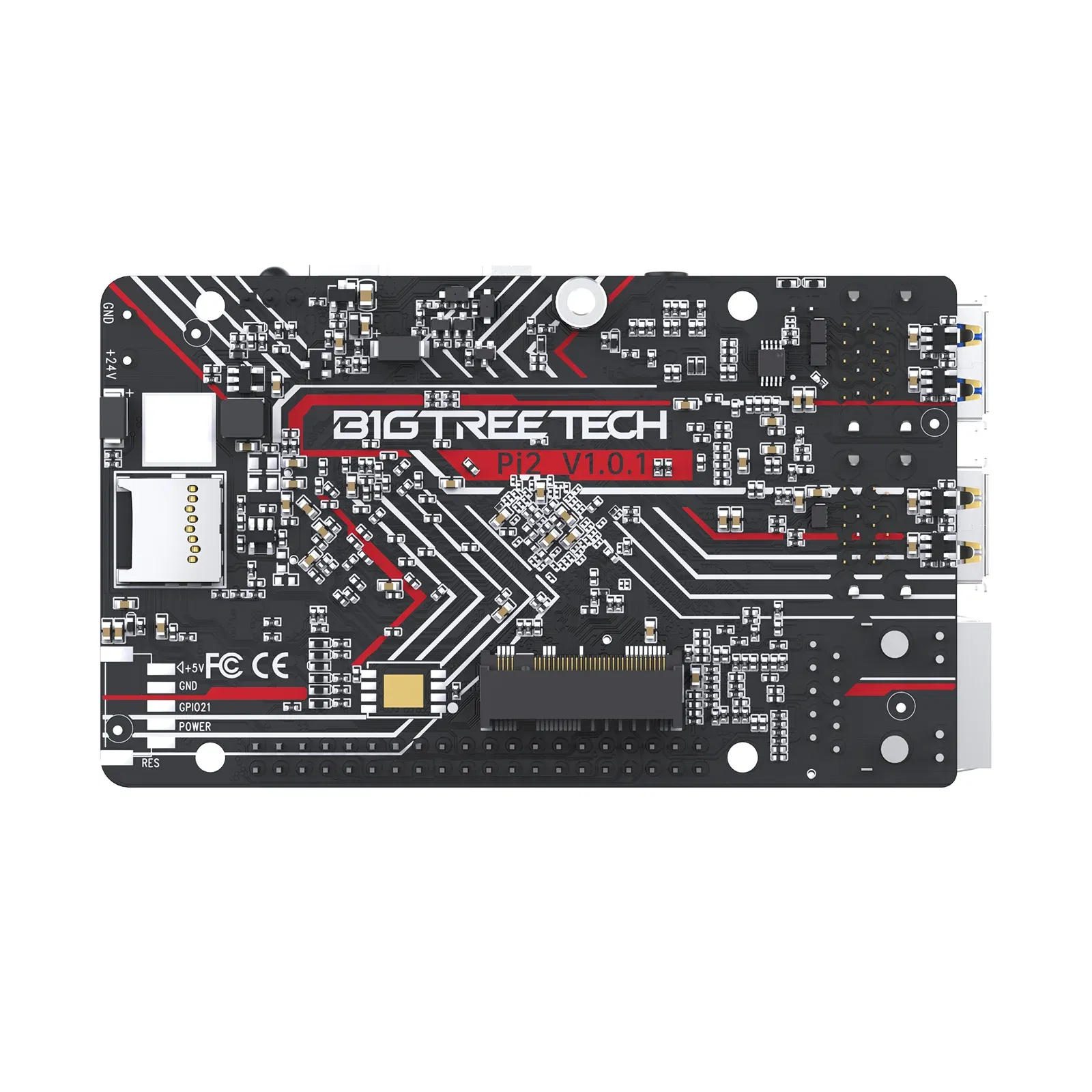 Color: Blue - BIGTREETECH BTT Pi 2 CB2 Control Board RK3566 2GB LPDDR4 32GB eMMC CSI DSI Interface For Klipper VS Raspberry PI Octopus Pro