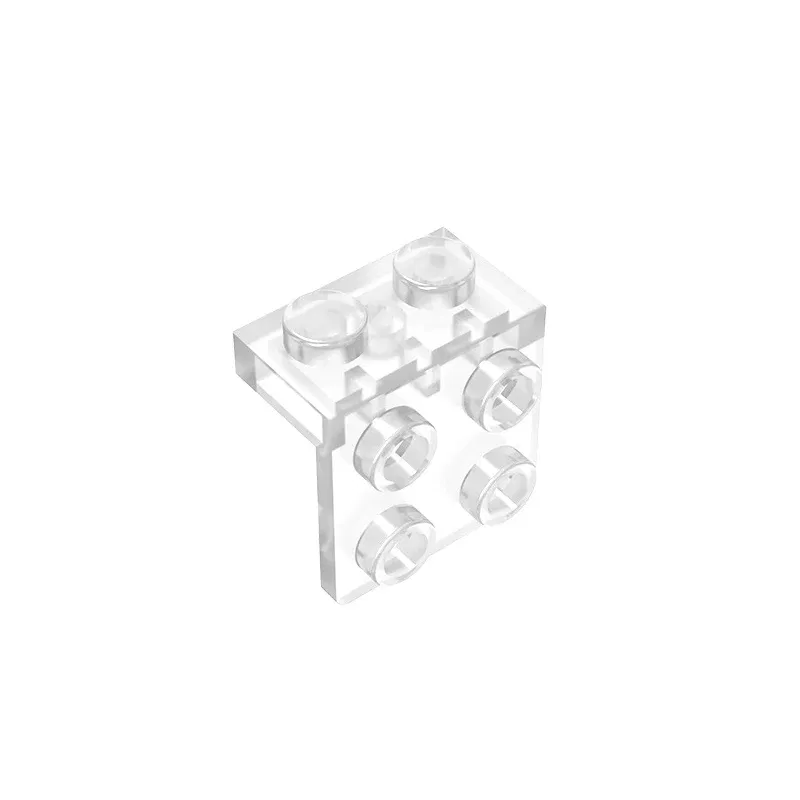 Color: army green - Gobricks GDS-641 ANGLE PLATE 1X2 / 2X2 compatible with lego 44728 21712 92411 children's toys Assembles Building Blocks