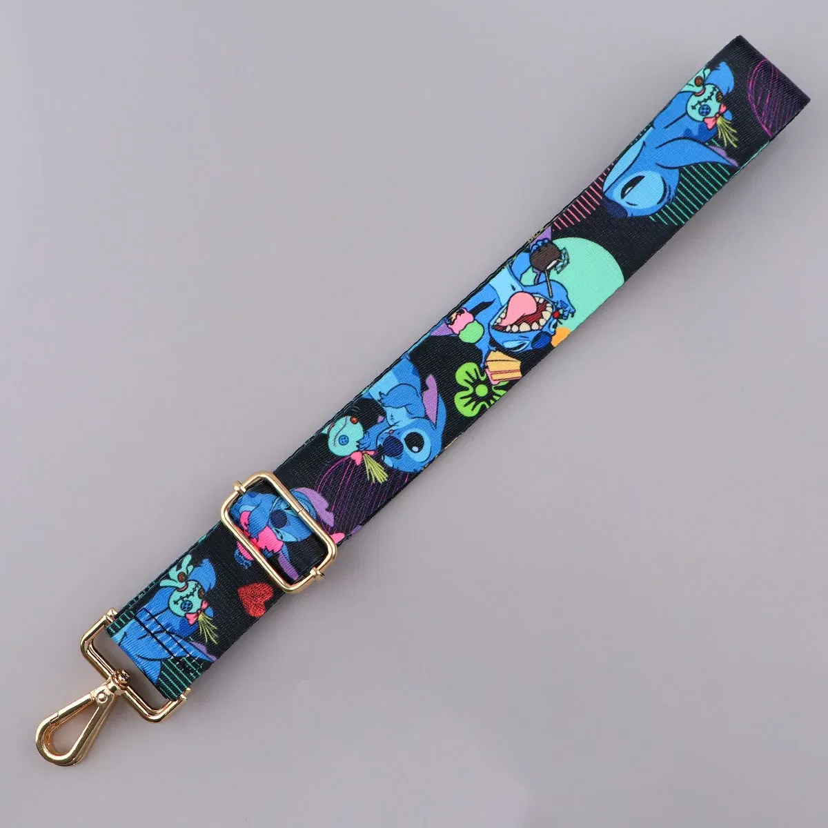 Color: Silver - Cute Cat StitchLadies Messenger Bag Shoulder Strap Bag Strap One Shoulder Adjustable Shoulder Strap Accessories Bag Strap