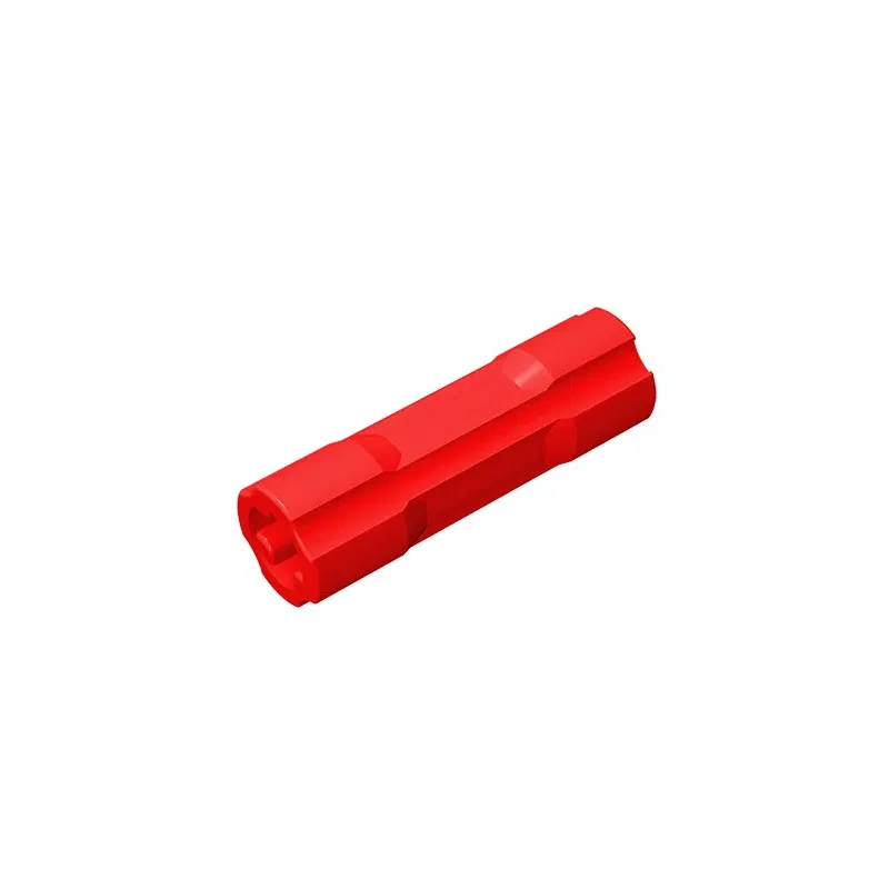 Color: Burgundy - Gobricks GDS-1145 Technical, Axle Connector 3L compatible with lego 26287 children's toys Assembles Building Blocks Technical