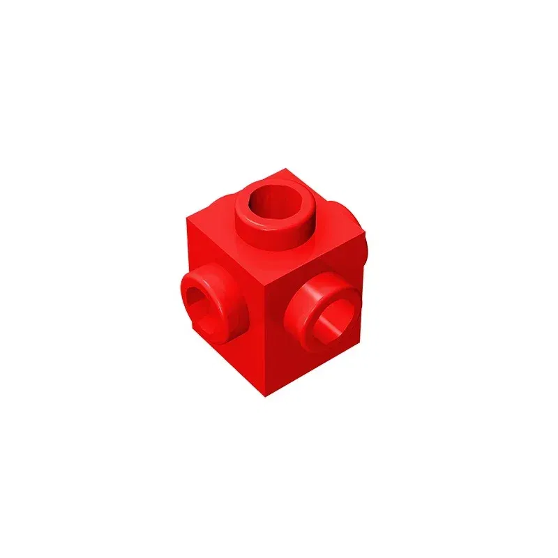 Color: DEEP BLUE - Gobricks GDS-650 BRICK 1X1 W. 4 KNOBS compatible with lego 4733 children's DIY Educational Building Blocks Technical