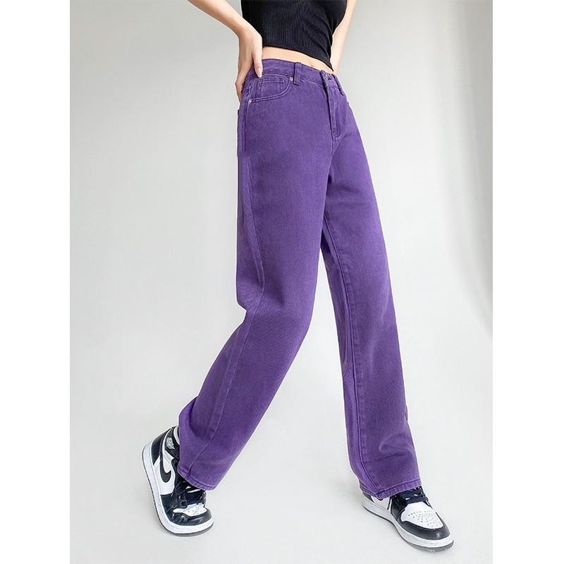Women's High Waist Wide Leg Fit Jeans
