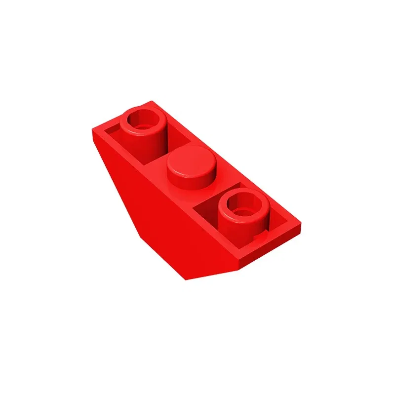Color: Silver - Gobricks GDS-984 Slope, Inverted 45 3 x 1 Double compatible with lego 18759 2341 DIY Educational Building Blocks Technical