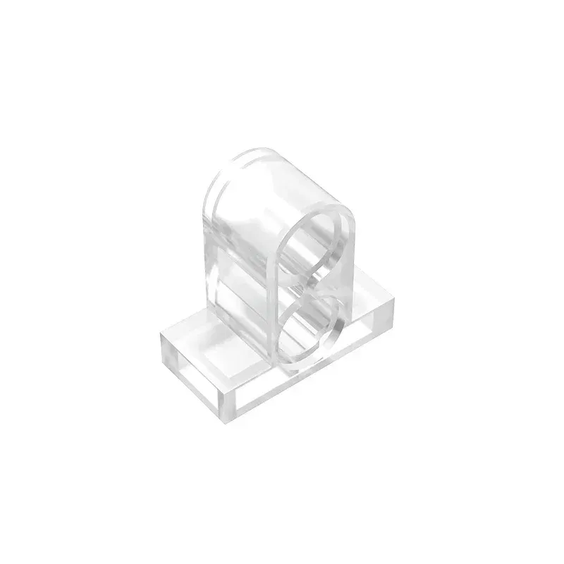 Color: Burgundy - Gobricks GDS-937 Technical, Pin Connector Plate 1x2x1 2/3 with 2 Holes compatible with lego 32530 Educational Building Blocks