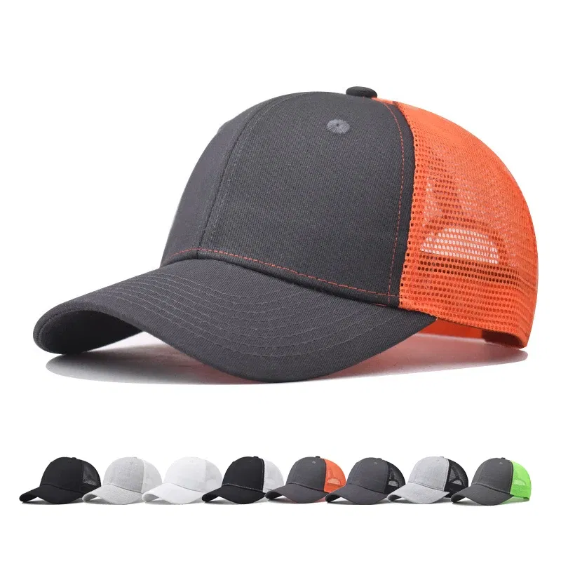 Color: camouflage, Size: Adjustable - Baseball Cap Adult Net cap Shallow Curved eaves Hat Unisex Summer hat Breathable hat shade Spring Autumn Cap Hip Hop Fitted Cap