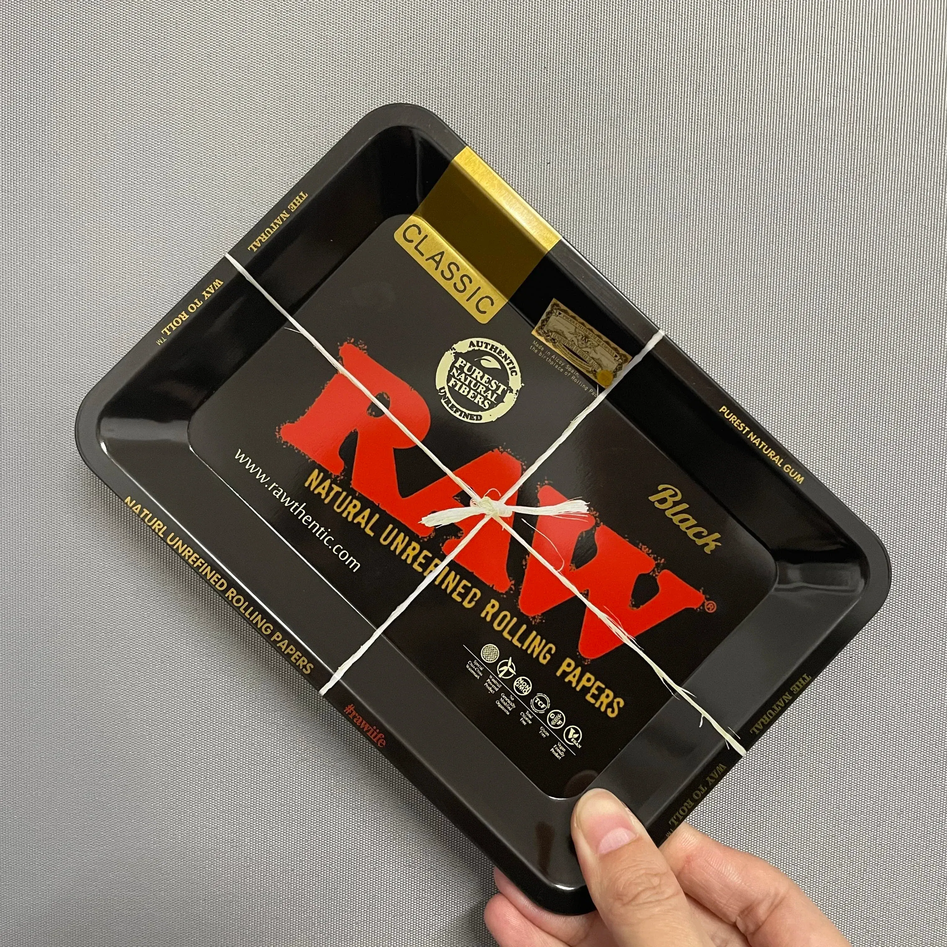 Color: Pink - RAW Classic Rolling Tray Multi Designs Available