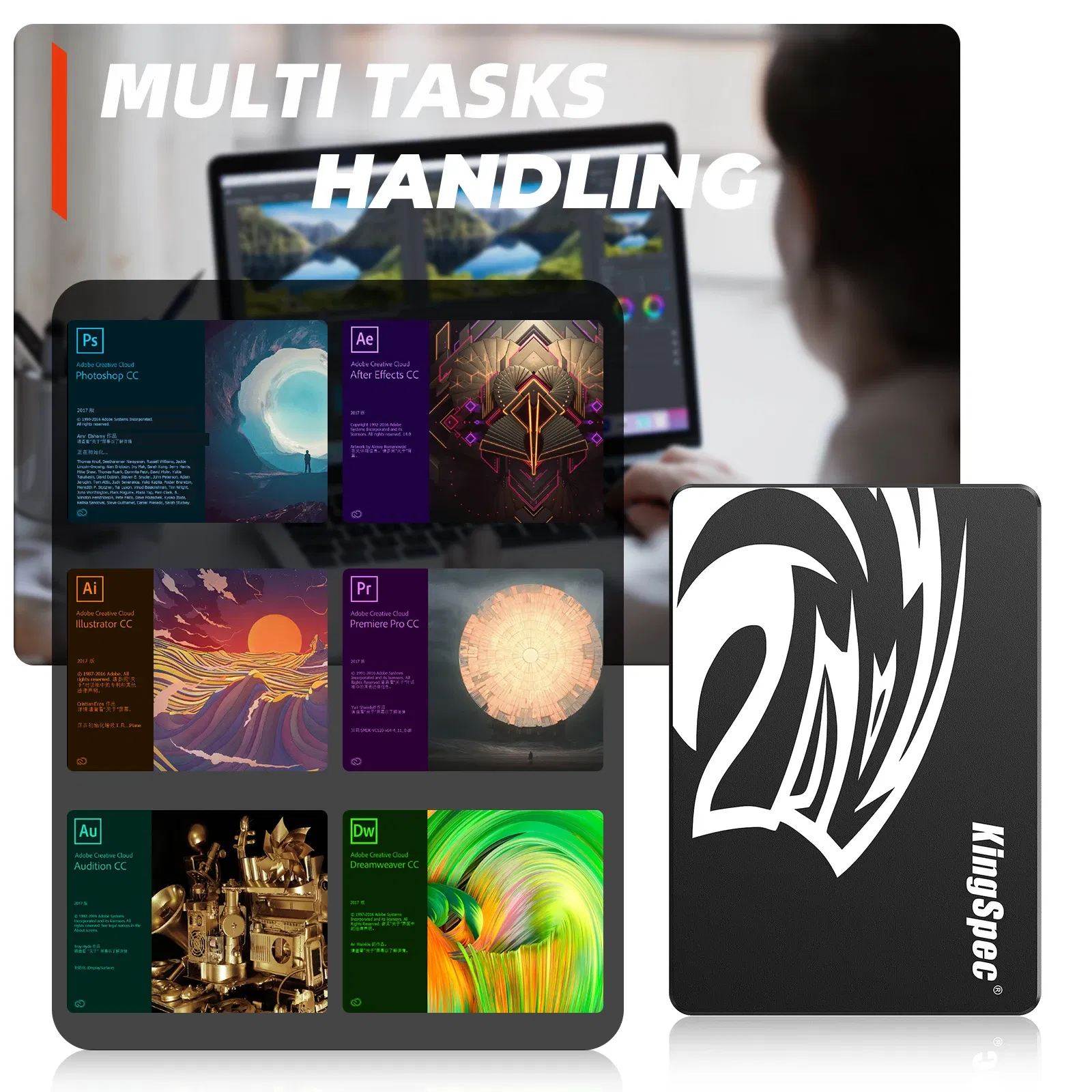 SSD Capacity: 120GB - KingSpec SSD Drive HDD 2.5 Hard Disk SSD 240GB 480GB 1TB 2TB 512GB 960GB SATA3 Disk Internal Hard Drive for Laptop PC