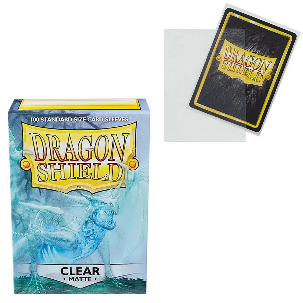 Color: TEN - 100 PCS/BOX 66x91mm Standard Size Demark Dragon Shield Matte Card Sleeves for MTG/PKM/YGO/TCG Board Game Cards Slevees