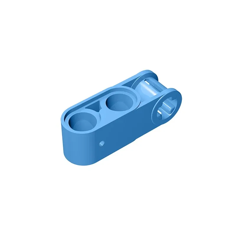 Color: Gold - Gobricks GDS-936 Technical, Axle and Pin Connector Perpendicular 3L with 2 Pin Holes compatible with lego 42003 Assembles