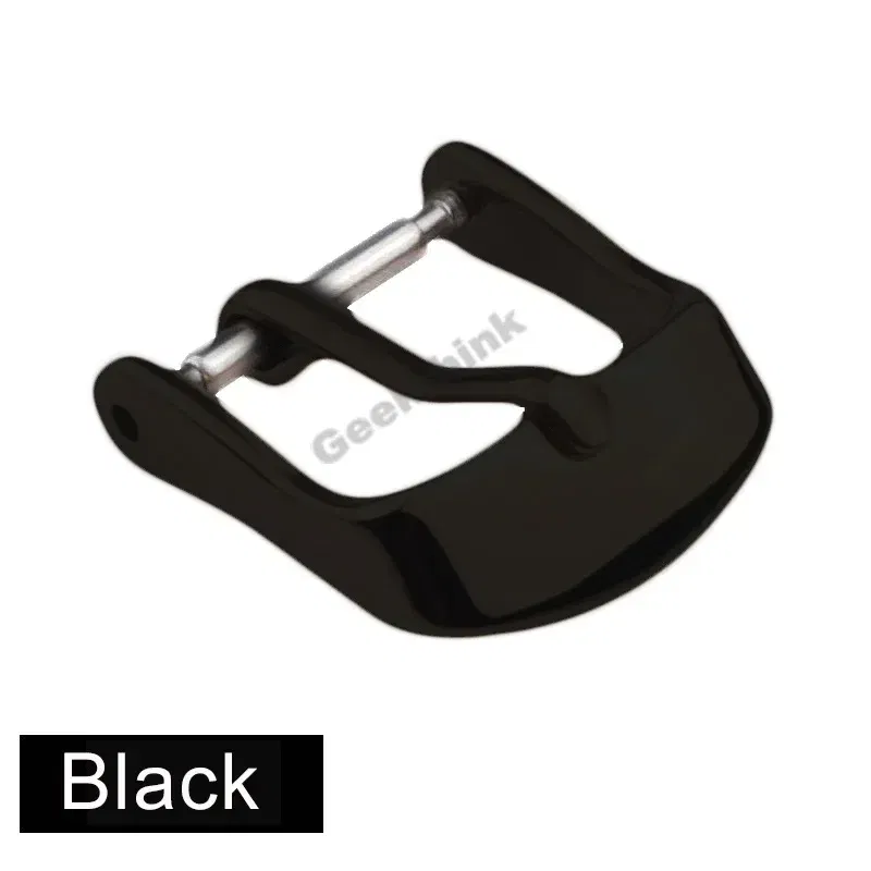 Band Color: Blue Light Blue, Band Width: 14mm, Ships From: CHINA - Stainless Steel Watch Buckle for Leather Strap Pin Buckle Strap Buckle Gold Silver Rose Gold Strap Button Accessories