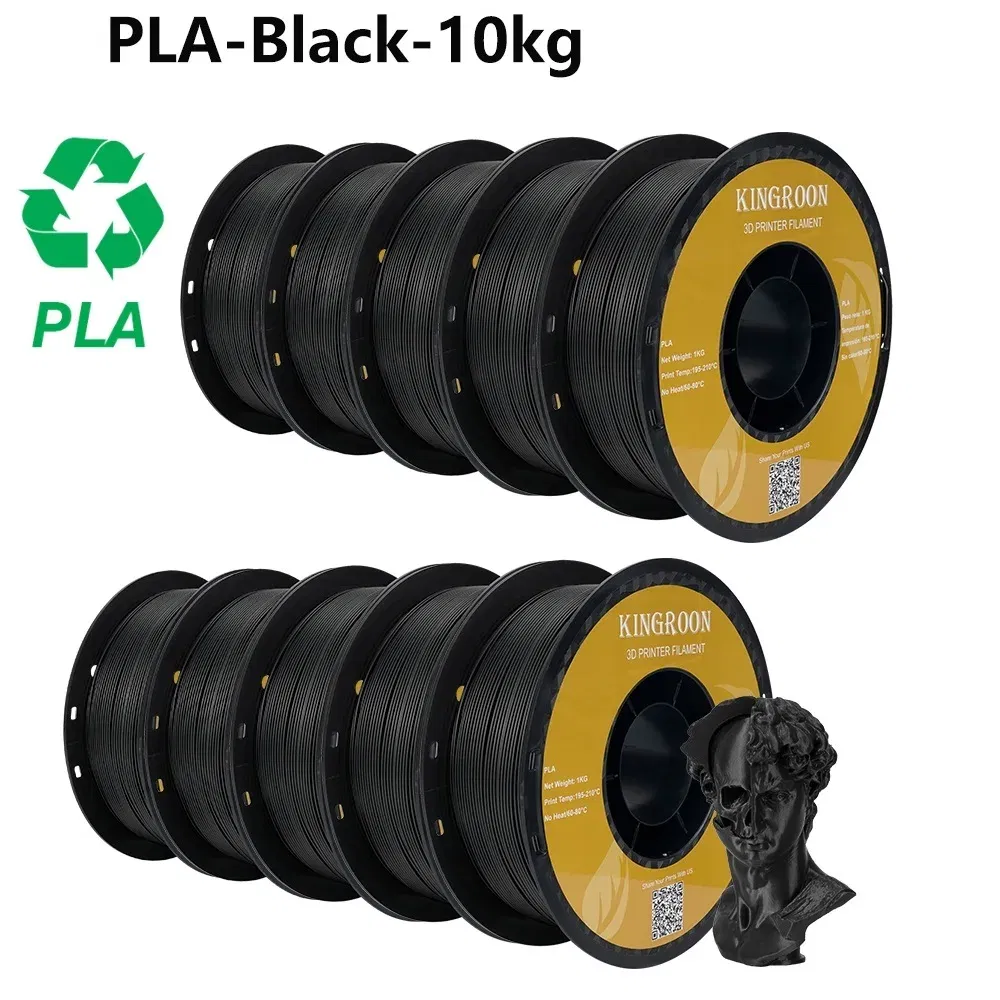 Color: Glow green, Ships From: CHINA - Top 3D Printer 10KG PLA PETG ABS Filament 3D Printing Plastic Material 1.75mm 100% No Bubble Spool