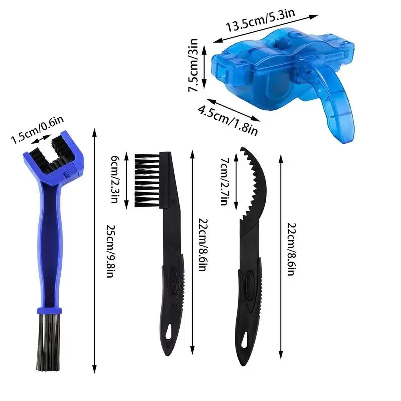 Ships From: CHINA - Portable Bicycle Chain Cleaner Bike Brushes Scrubber Wash Tool Mountain Cycling Cleaning Kit Outdoor Bicycle Repair Tools